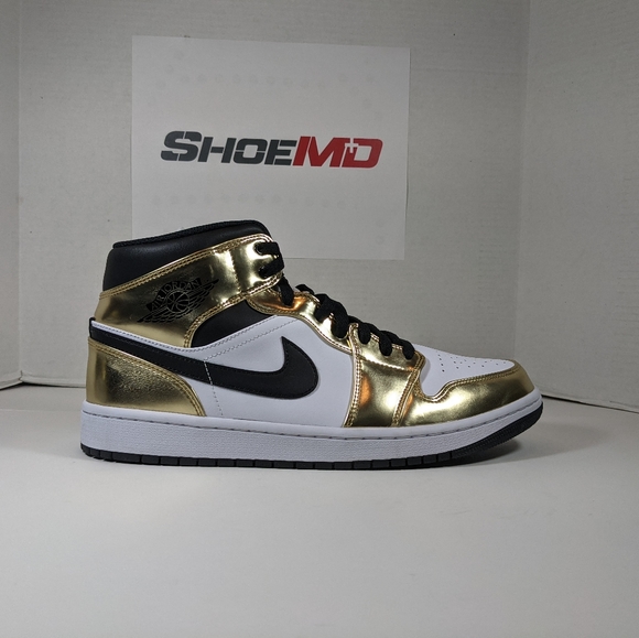 Air Jordan 1mid Gold Metallic sz 11.5 Brand New main image 8